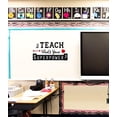 thumbnail image 3 of I Teach, What's Your Superpower Teacher Vinyl Lettering Art Classroom Wall Decal Stickers School Quote 23x12-Inch Black/Cherry Red, 3 of 6