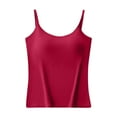 thumbnail image 2 of Taylonsss Women's Modal Camisole Pajamas Solid Color with Built-in Bra Adjustable Straps Comfortable Sleepwear Basic, 2 of 6