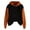 Black, variant on TKLPEHG Thanksgiving Sweatshirts for Women Long Sleeve Hoodies Plus Size Color Block Hooded Thanksgiving Tops Fashion Comfy Pullover (Black,XXL)