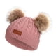 thumbnail image 2 of Gorro de punto para bebé, gorro de lana de invierno para bebé, gorro de ganchillo para niño pequeño rosado, 2 of 5