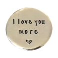 thumbnail image 2 of Qonioi Personalized Stainless Steel Coin, Engraved Decision Making Token for Lover Friend Gift, Fortune Coin Keepsake Token, 2 of 2