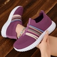 thumbnail image 5 of Daznico Women's -On Shoes - Breathable Mesh Sneakers with Cushioned Sole for Casual & Sports (Wide Width Available),Color:Purple,Size:9, 5 of 5