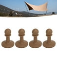 thumbnail image 4 of Couverture de Protection Anti-Tonnerre, Preuve 4Pcs Forte Stabilité Installation Simple Isolation Antistatique pour Tente de Camping Bâtons de Couleur Sable, Orange, Rouge Vif, Vert OD, 4 of 8
