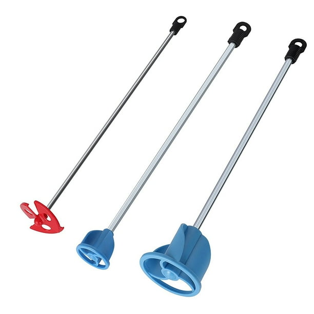 Paquete de 3 Paletas Mezcladoras de Pintura, Resina Epoxi, Barro y Esmalte de CeráMica, Accesorio para Agitar el Taladro EléCtrico, Paletas Mezcladoras
