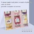 thumbnail image 3 of Yayeee Toggle Light Switch Wall Plate 2-Gang 4.56"x4.48" Decorative Outlet Cover, Watercolor Jar, 3 of 7
