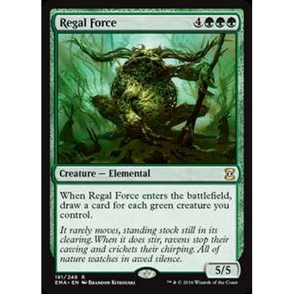 MtG Eternal Masters Rare Regal Force #181
