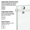 thumbnail image 5 of Cozy 54"x 60" Frameless Single Slide Shower Door 3/8"Tempered Square, 5 of 10