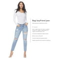 thumbnail image 3 of Sofia Jeans Women's Bagi Boyfriend Mid-Rise Distressed Jeans, 3 of 8