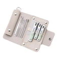 thumbnail image 1 of Professional Stainless Steel Nail Clipper Set with Ergonomic Grip, Portable Manicure Pedicure Kit for Thick Toenails & Fingernails, Rust-Resistant Nail Trimming Tools in Travel Case, 1 of 8