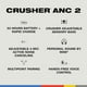 thumbnail image 4 of Skullcandy Crusher ANC 2 Auriculares inalámbricos Bluetooth con graves multisensoriales, cancelación activa de ruido, hasta 60 horas de batería, micrófono para iPhone Android - Negro/Asfalto, 4 of 5