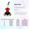 thumbnail image 7 of Yruioon Kids Girls Circus Ringmaster Costume Sleeveless Tassel Leotard Dance Dress Halloween Tutu Red 12, 7 of 7