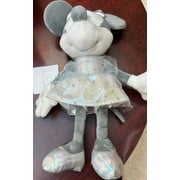 Hallmark Minnie Mouse 100 Years of Wonder Silver Plush New with Tag