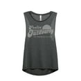 thumbnail image 1 of Feelin' Outdoorsy Like Drinking On The Patio Women's Fashion Sleeveless Muscle Tank Top Tee Charcoal, 1 of 4