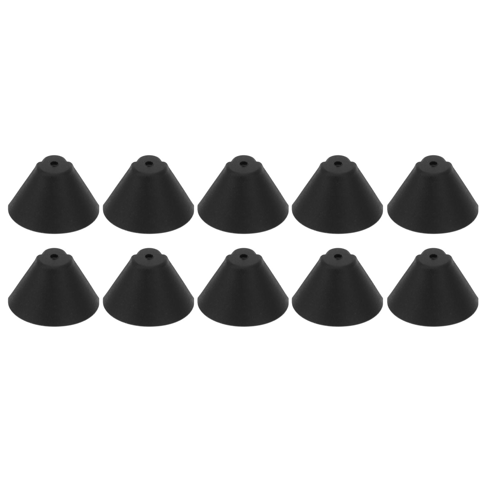 Embouts d'Écouteurs, Flexibles Confortables Remplacement d'Écouteurs pour Audit Noir, Transparent Blanc