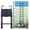 Black Telescopic Ladder W Hooks, variant on Aluminum Telescopic Ladder Extension Folding Ladder 8.5ft-20.3ft Telescoping Extendable Ladder