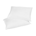 thumbnail image 1 of The Great American Store Indoor/Outdoor 6D Set of 2 Euro Pillows- White (14" X 20") - Hypoallergic and Down Alternative Fill, 1 of 4