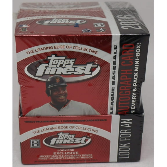 2006 Topps Finest Baseball Box (Hobby) (3/6/5)