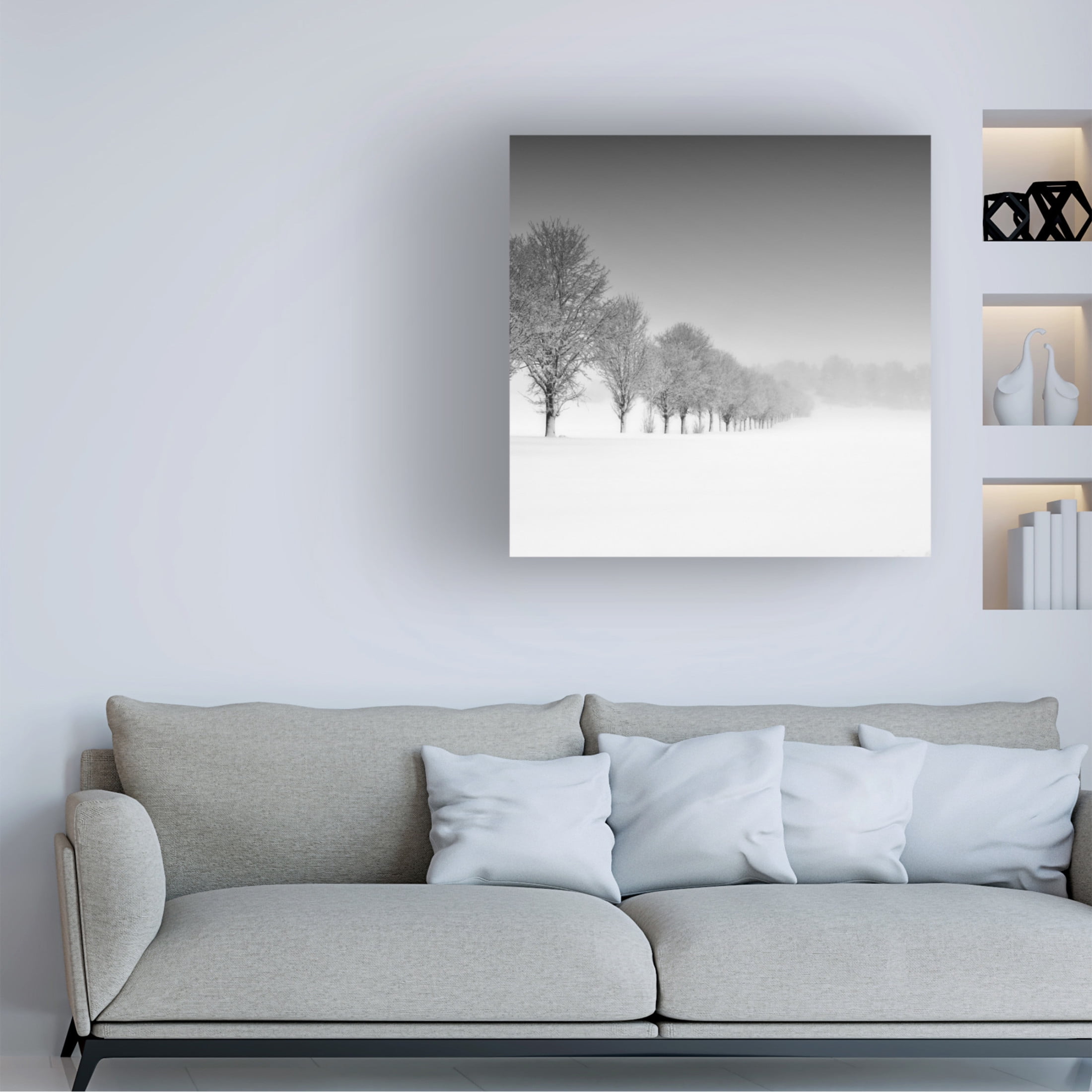 Canvas Wall Art - Alexej Schulz 'Formation' Wall Art for Living Room, Bedroom, or Office D?cor by Trademark Fine Art - 35 x 35 Inches