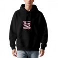 thumbnail image 2 of Men's Loose Fit Hoodie with Front Pocket Drawstrings Pink ' Blessed Mom ' Graphic & ' AL J (Big Strong and Kind) ' Design, 2 of 7