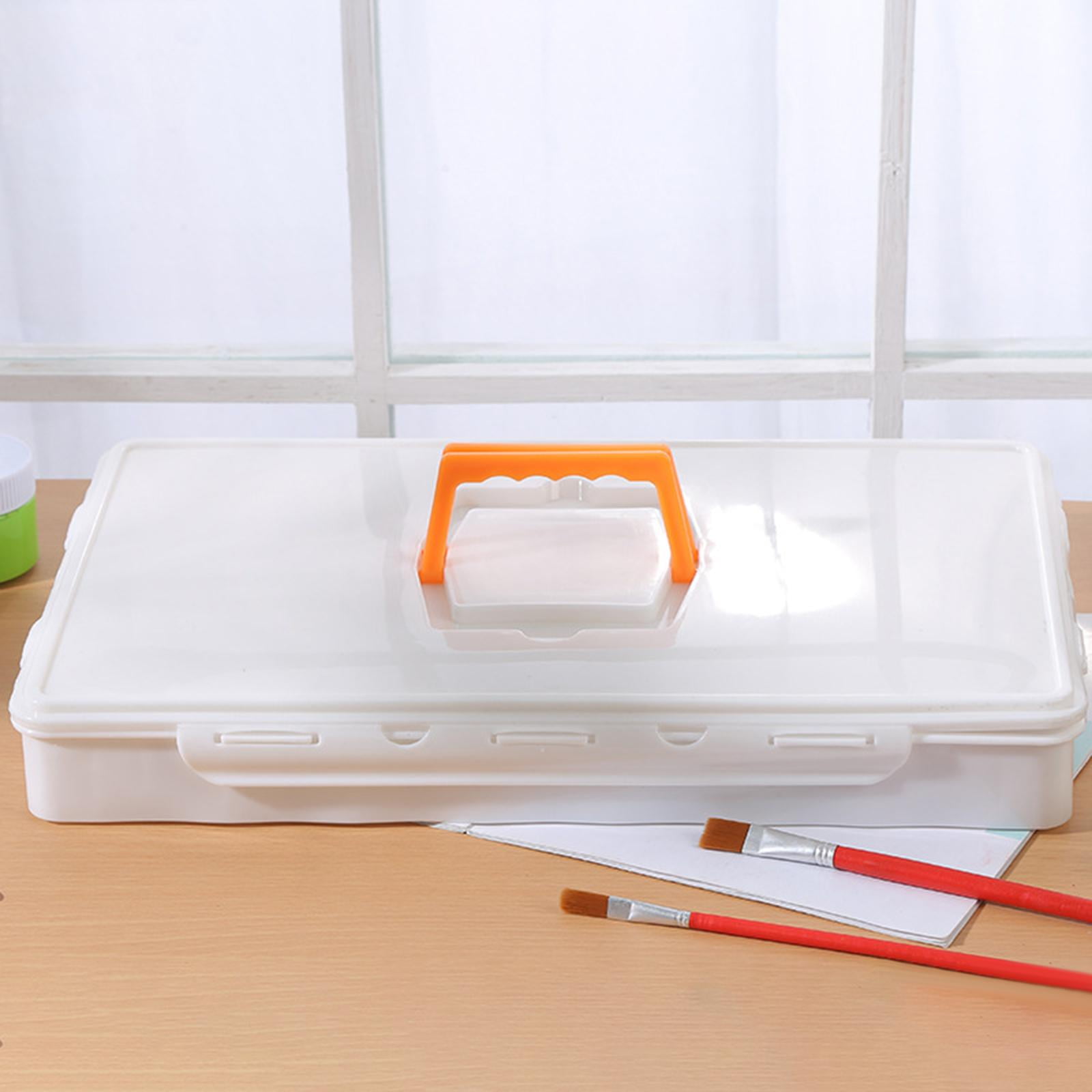 FVDPWYE Paint Palette Empty Palette Multifunctional with Handle Watercolor Painting Tray 43cmx26cmx5.5cm