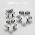 thumbnail image 3 of Flower Cookie Cutter, Cookie Cutter Set, Daisy Cookie Cutter, Flower Shaped Cookie Cutter, Small Cookie Cutters, Metal Cookie Cutters, Stainless Steel Fondant Molds 3Pcs, 3 of 9
