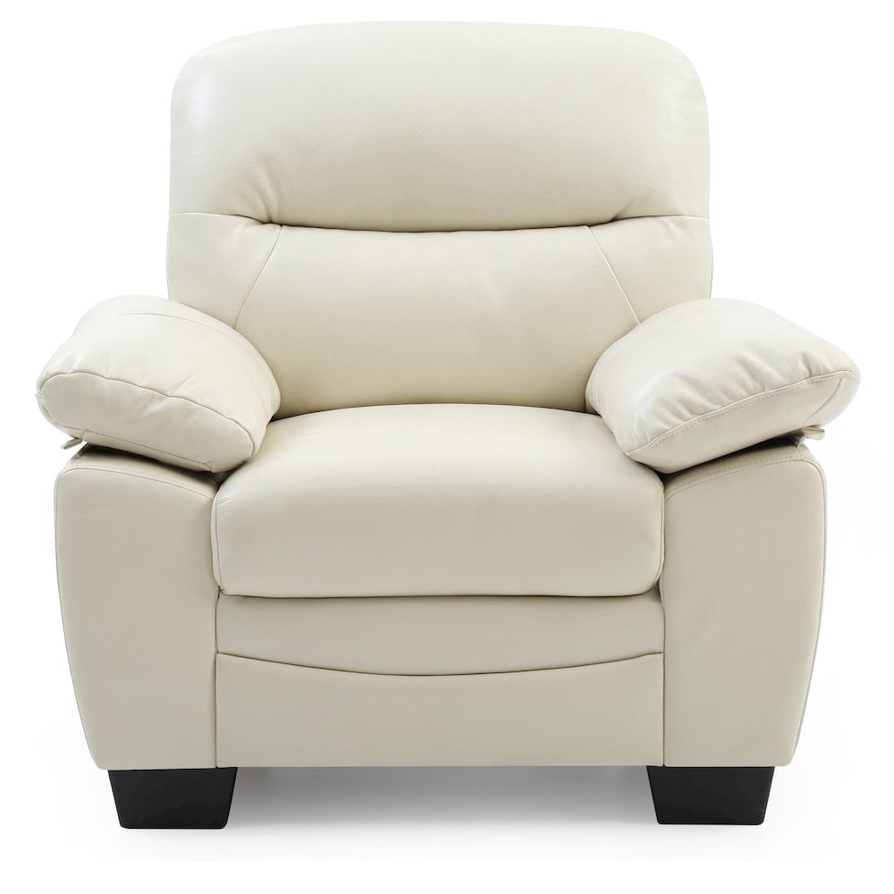 Glory Furniture Marta Accent Chair in Pearl Color
