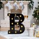 thumbnail image 3 of Eyfqtcs Letras Led Luces Nocturnas Alfabeto Símbolo Signo Lámpara Hogar Boda Decoración (B), 3 of 9