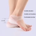 thumbnail image 2 of vnanda Height Increasing Shoes Pads 1 Pair Detachable Translucent Breathable Heightening Pads Unisex Concealed Footbed Enhancers for Soft Height Increase, 2 of 8