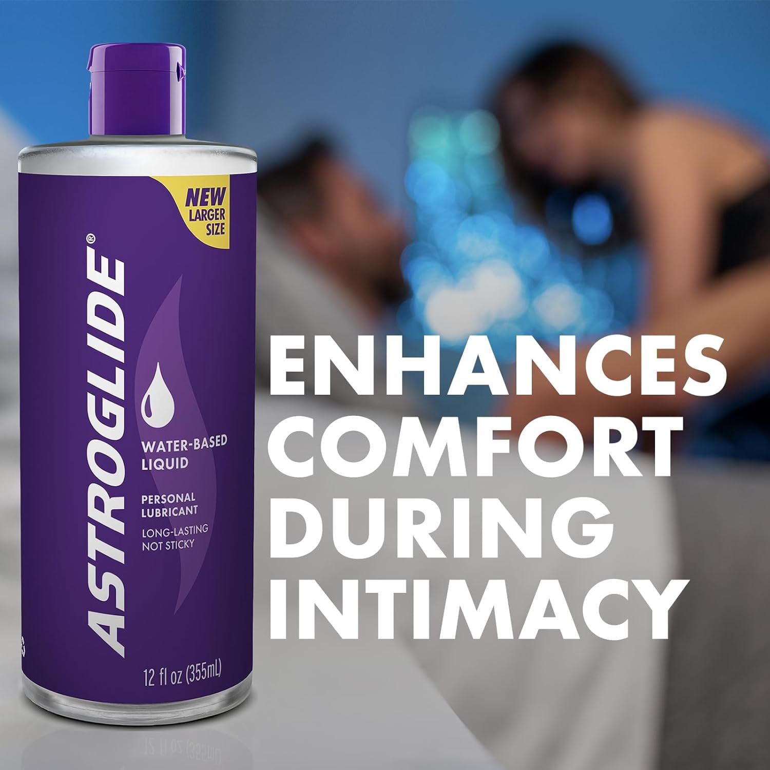 Astroglide Liquid, Water Based Personal Lubricant, Condom Compatible Lube, 12oz Astroglide Liquid, Water Based Personal Lubricant, Condom Compatible Lube, 12oz