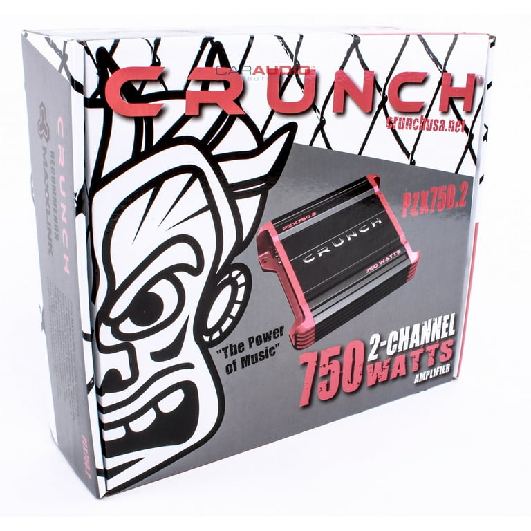 Crunch 750 Watt 2 Channel Powerzone Series Class AB Car Amplifier