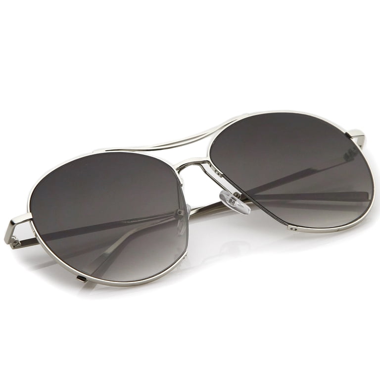 zerouv - oversized metal frame brow bar semi-rimless  display picture 3