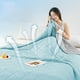 thumbnail image 4 of Edredón de verano con aire acondicionado ZJT250130441 | Manta refrescante de seda helada de 198 x 140 cm | Edredón de verano ligero, transpirable y fino | Manta de cama lavable que absorbe la h, 4 of 5