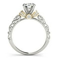 thumbnail image 2 of 14k White Yellow Gold Antique Diamond Engmt Ring 1 1/8 cttw Size 6.5, 2 of 3