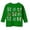 1-Green234, variant on Toddler Girls St. Patrick's Day Long Sleeve T-Shirt Clover Graphic T Shirt, Sizes 3-13