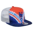 thumbnail image 3 of Men's New Era New York Mets Tie-Dye Golfer Trucker Adjustable Hat, 3 of 6