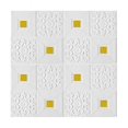 thumbnail image 1 of Pegatinas de pared impermeables 3D para techo, papel tapiz autoadhesivo de espuma, decoración clásica y moderna del hogar, PVC, sala de estar, 1-10 piezas, 70x70cm, 1 of 5