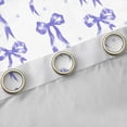 thumbnail image 4 of Castle Fairy Bow Black Out Curtains,Purple Ribbon Bow Curtains Pack of 2 (42x63 Each), 4 of 6