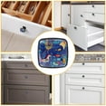 thumbnail image 4 of 4 Pcs Cabinet Handle Drawer Pulls Unicorn Knobs with Screws Square Furniture Office Cabinet Knob Decoration, 4 of 5