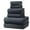 6PC-Black, variant on 8 Piece Towel Set, Quick Drying, Highly Absorbent & Soft, Includes 2Bath Towel, 2 Hand Towel & 4 Washcloth for Bathroom, Gym, Spa & Hotel