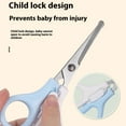 thumbnail image 5 of Manual Hair Clipper, Safe Hair Scissors Kit, Blue Professional Hair Cutting Kit, Stainless Steel Scissors And Trimming Shears for Precise Diy Hairstyling, by Goohae, 5 of 9