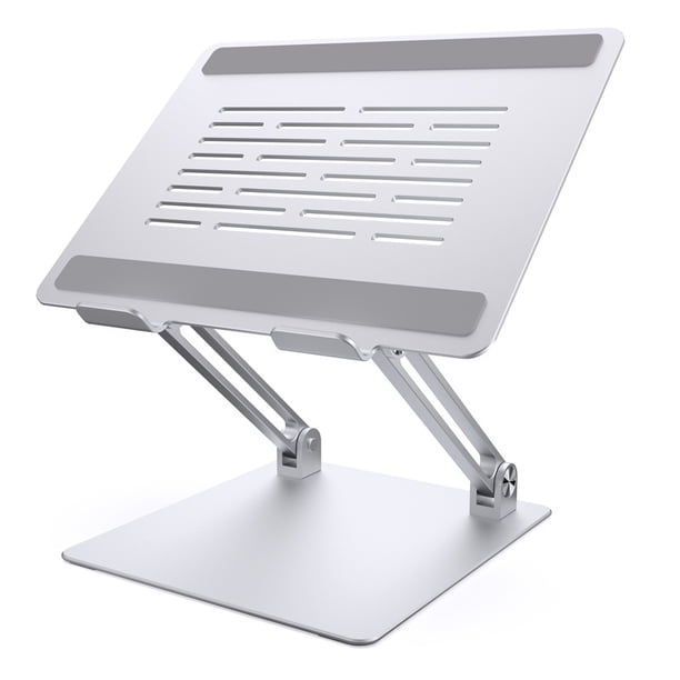 Soporte para tableta para escritorio Soporte de doble barra Soporte de aluminio para tableta Base ajustable Elevador multiángulo Accesorios para el hogar y la oficina Compatible con iPad. LingWen 9024736127078