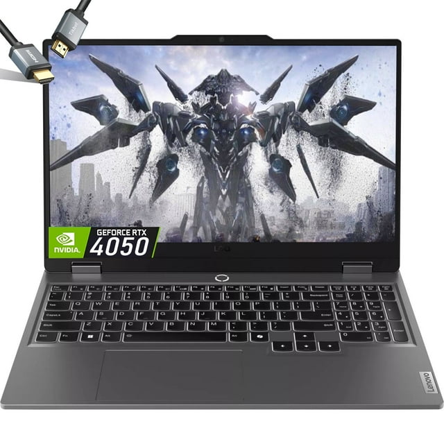 Lenovo LOQ 15 Gaming Laptop - RTX 4050 - Intel Core i5-12450HX Beat AMD Ryzen 7 4800H - 32GB RAM/ 2TB SSD - Pantalla FHD de 15.6" 144Hz - Teclado Retroiluminado - Windows 11 - Laptop para Gamer PC