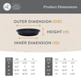 thumbnail image 4 of The HC Companies 16.3 In Plastic Planter Saucer for Classic Pots, Chocolate, 4 of 8