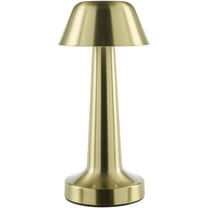 Livabliss Furnas Portable Table Lamp, 9-inch, Gold