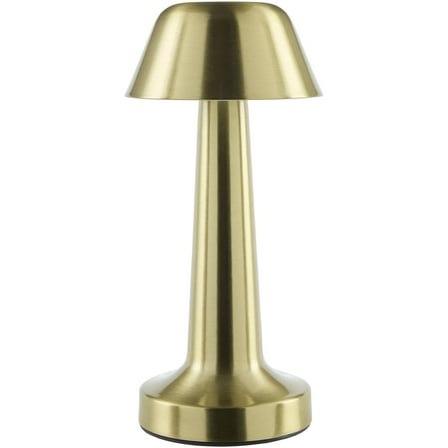 Livabliss Furnas Portable Table Lamp, 9-inch, Gold