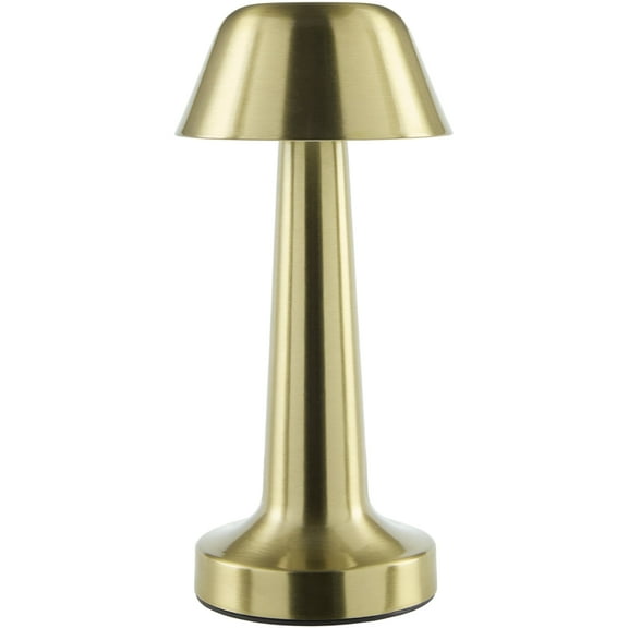 Livabliss Furnas Portable Table Lamp, 9-inch, Gold