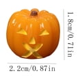 thumbnail image 3 of Aonerit 1 Inch Mini Resin Pumpkin Ornaments, Halloween Tabletop Decoration, Party Favors Diy Craft Supply, Home Accent Decor, Spooky Figurine Set, 3 of 6