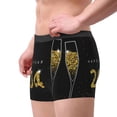 thumbnail image 4 of Fotbe Happy New Year 2024 (2) Men’s Total Support Pouch Boxer Briefs, X-Temp Cooling, Moisture-Wicking Underwear, Regular, Long-leg and Trunk-Small, 4 of 9