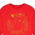 thumbnail image 3 of Pokémon - Pikachu Neon Battle Mode - Youth Long Sleeve Graphic T- Shirt, 3 of 5