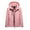 Pink, variant on LEAVINGSUO Winter Coats for Women 2023 Trendy Womens Winter Warm Outdoor Leisure Charge Coat Windproof and Rainproof Mountaineering Suit
